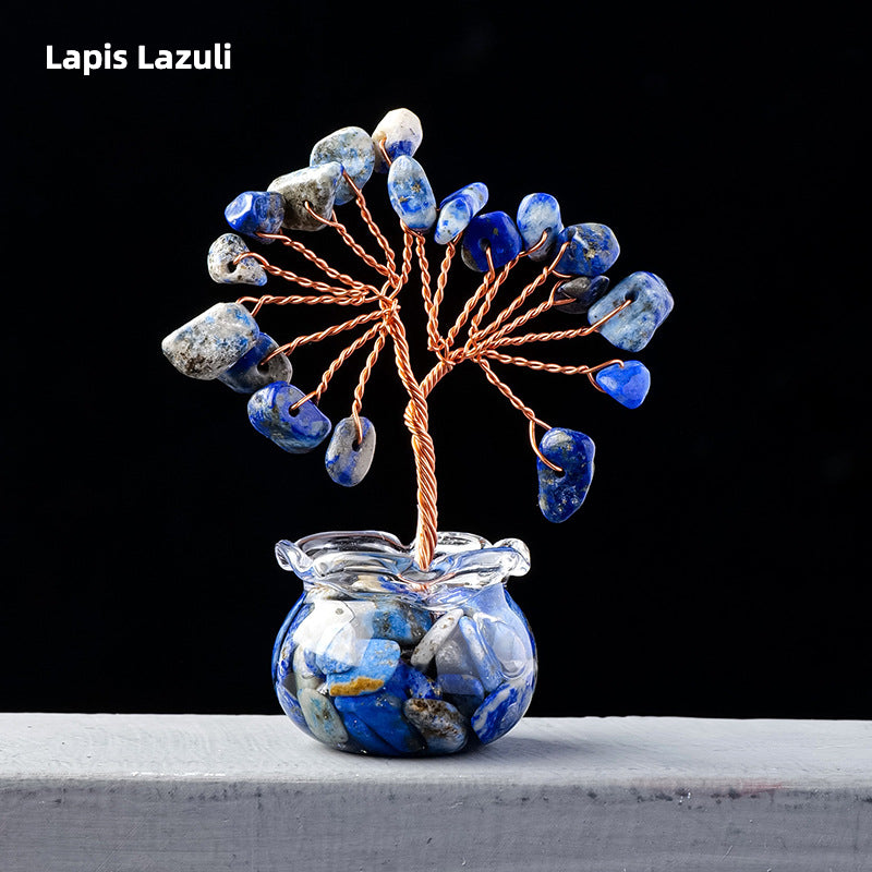 Natural Crystal Wealth Tree - Wealth & Strength & Luck & Abundance