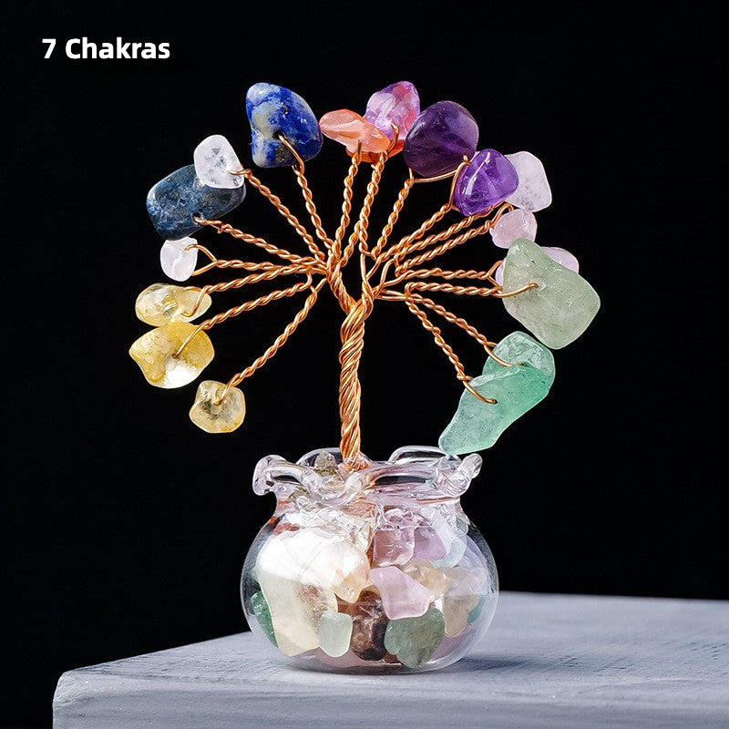 Natural Crystal Wealth Tree - Wealth & Strength & Luck & Abundance