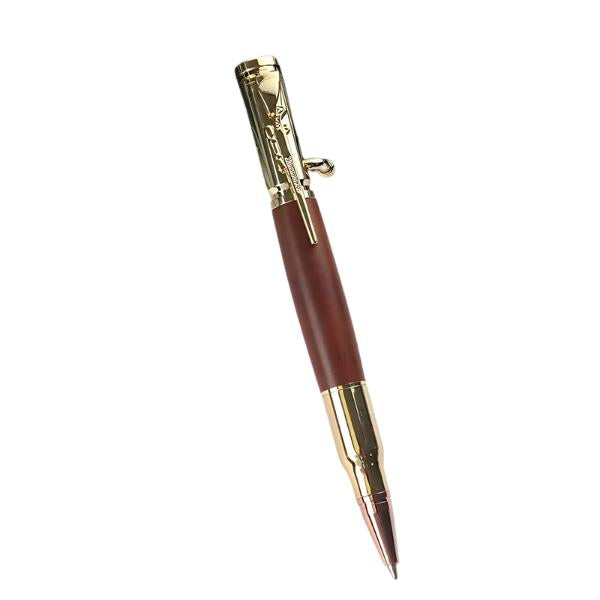 HittCraft Tactical Bolt Action Pen - Refillable Gel Ink, Comfort Grip, 6 Colors, Gift Box Included