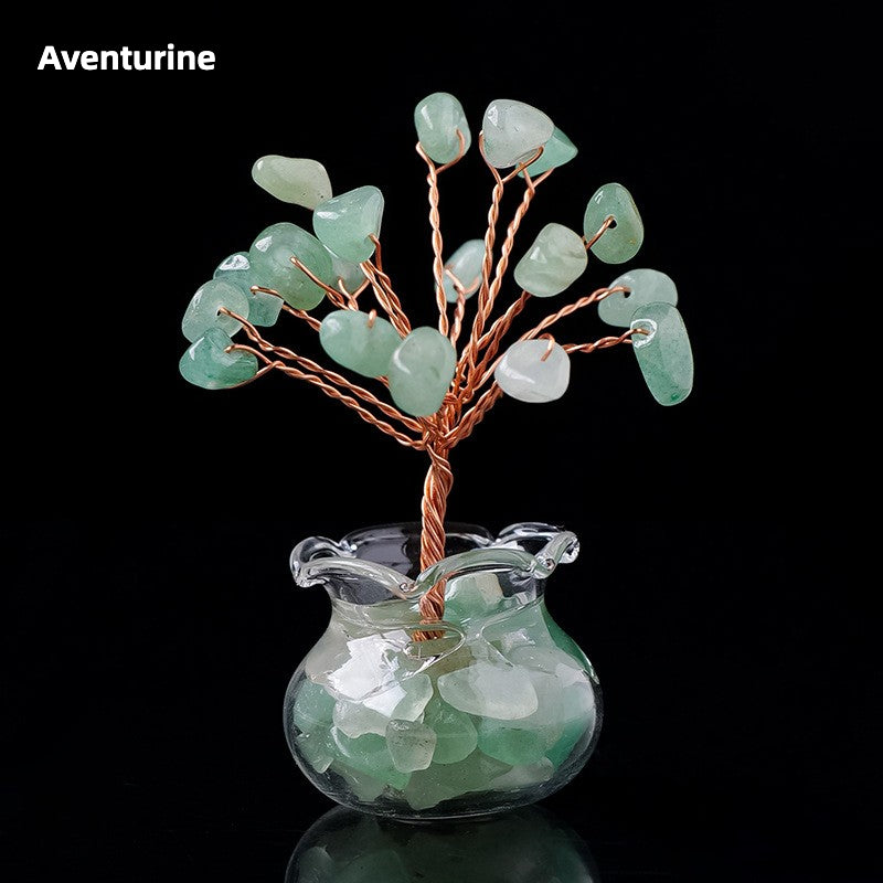 Natural Crystal Wealth Tree - Wealth & Strength & Luck & Abundance