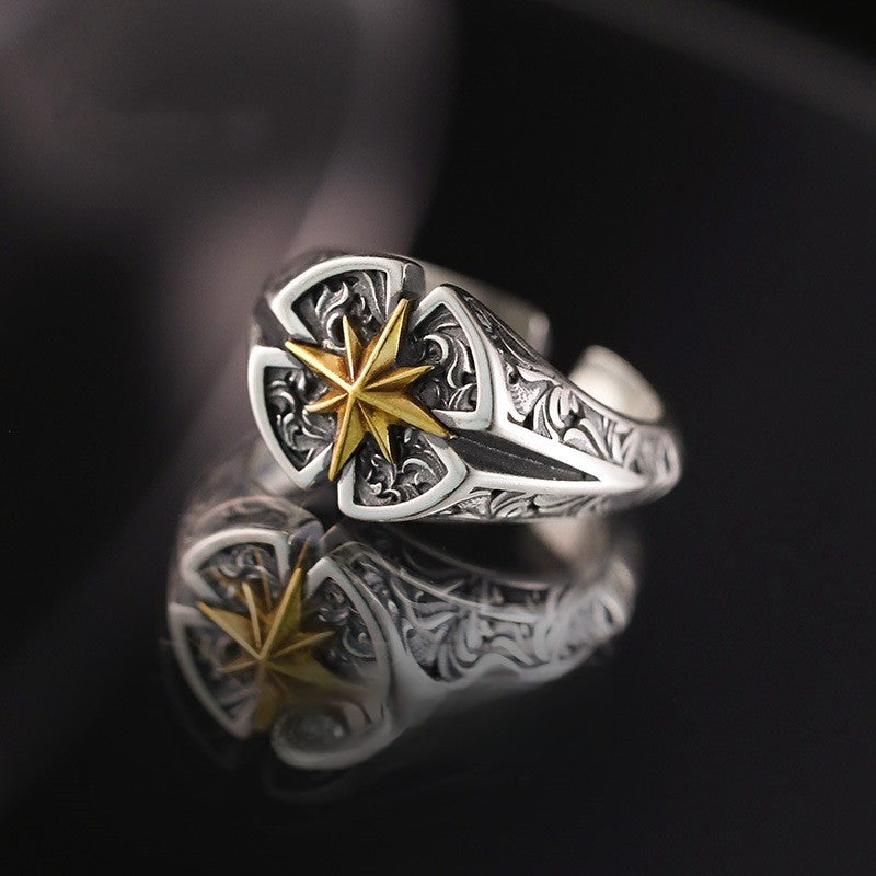 Vintage North Star Ring - Protection & Guidance