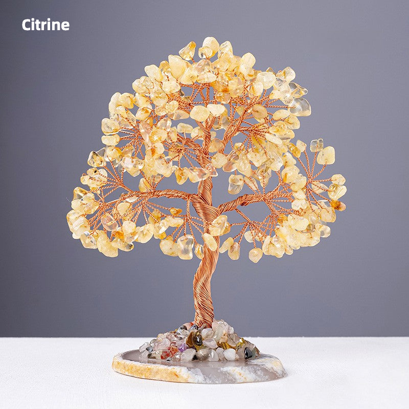 Natural Crystal Tree of Life - Balance & Positivity