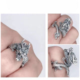 Feng Shui Dragon Ring - Wealth & Strength & Protection