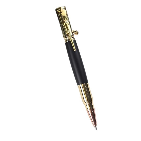 HittCraft Tactical Bolt Action Pen - Refillable Gel Ink, Comfort Grip, 6 Colors, Gift Box Included