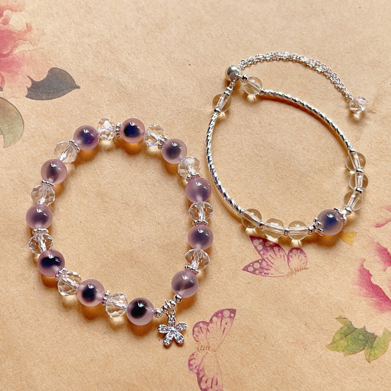 Flower Honey Agate Bracelet – Love & Balance