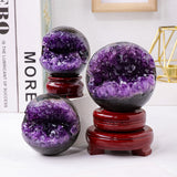 Natural Amethyst Decoration - Luck & Positivity