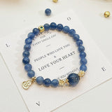 Gourd Kyanite Bracelet - Protection & Balance