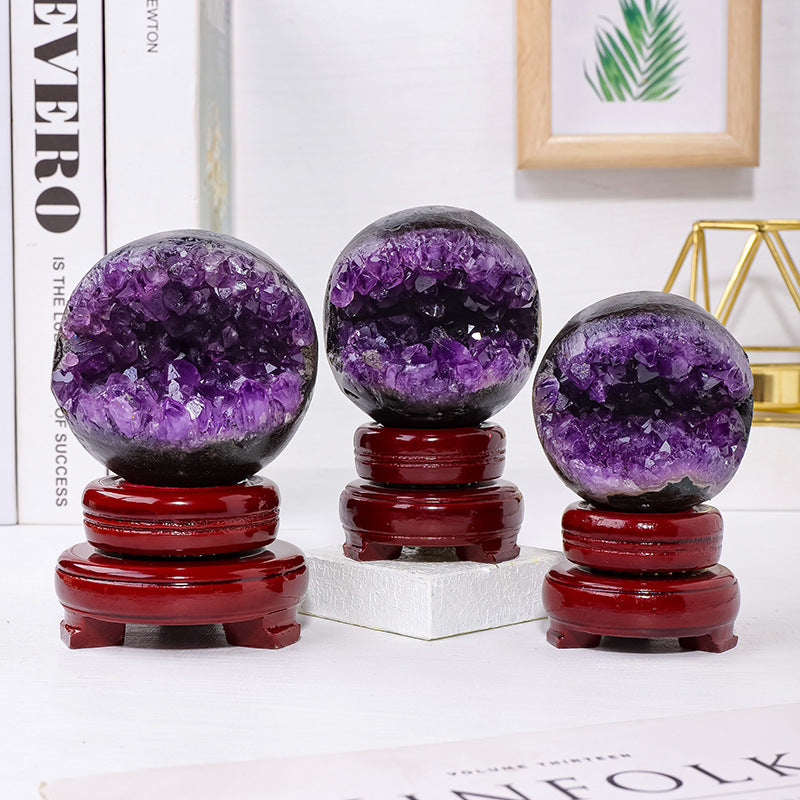 Natural Amethyst Decoration - Luck & Positivity