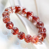 Brazil Golden Strawberry Quartz Bracelet - Confidence & Balance