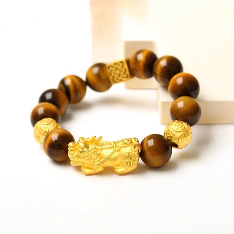 Pi Xiu Tiger's Eye Bracelet - Lucky & Fortune