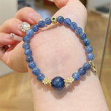 Gourd Kyanite Bracelet - Protection & Balance