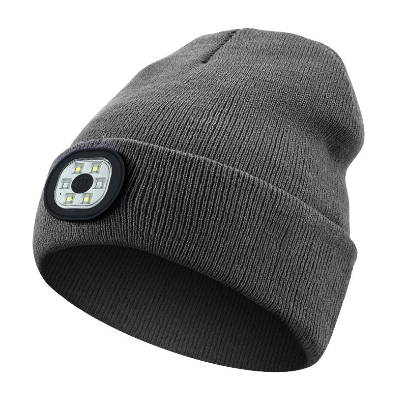 Wireless Bluetooth Headset LED Light Hat