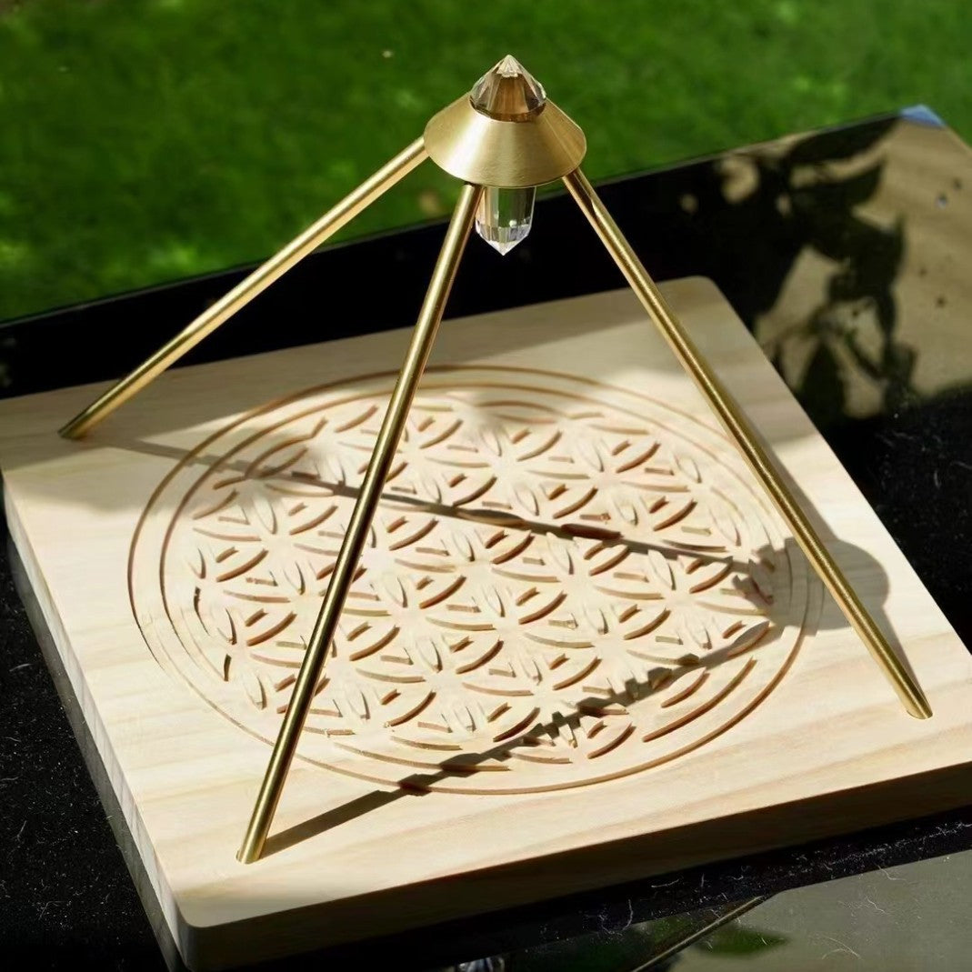 Purifying Crystal Pyramid - Essential for Crystal Cleansing and Energy Renewal