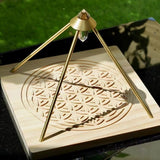 Purifying Crystal Pyramid - Essential for Crystal Cleansing and Energy Renewal