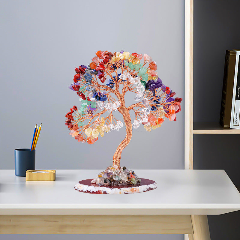 Natural Crystal Tree of Life - Balance & Positivity