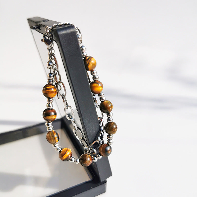 Maillard Double Tiger's Eye Bracelet - Strength & Confidence