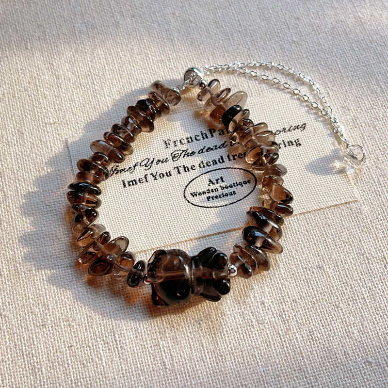 Cat Obsidian Bracelet – Protection & Intuition & Strength