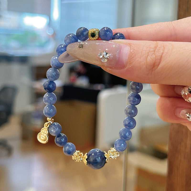 Gourd Kyanite Bracelet - Protection & Balance