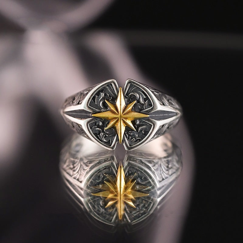 Vintage North Star Ring - Protection & Guidance