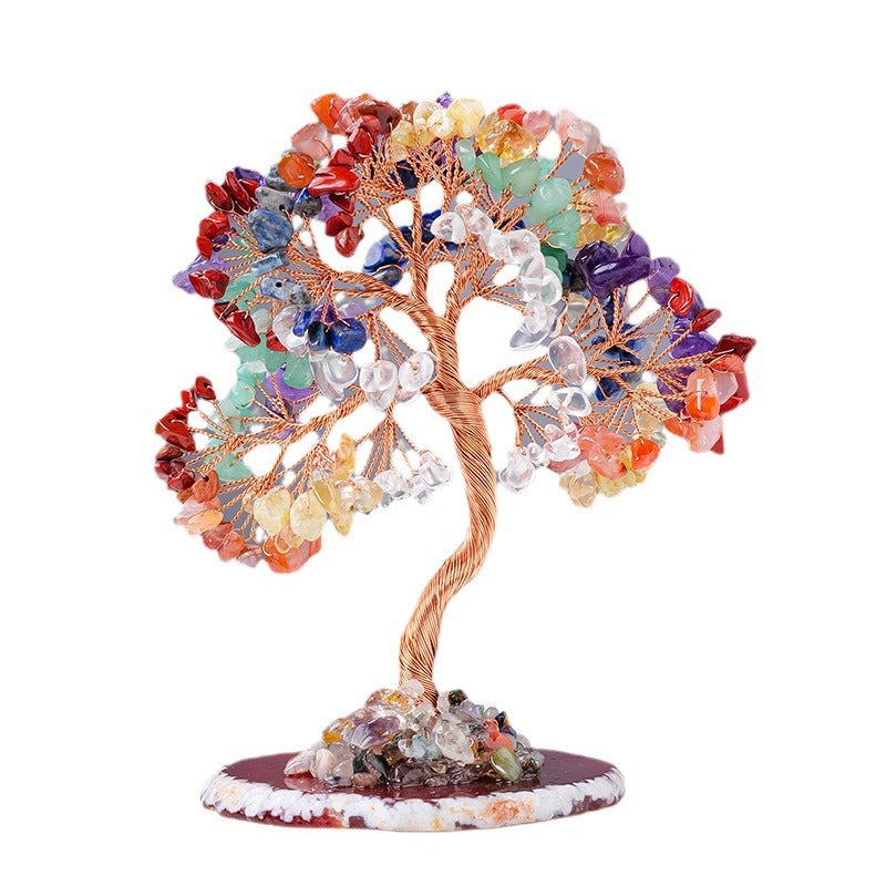 Natural Crystal Tree of Life - Balance & Positivity