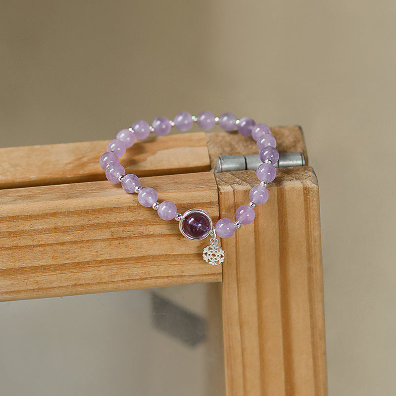 Lavender Amethyst Bracelet – Calm & Clarity & Spiritual Healing