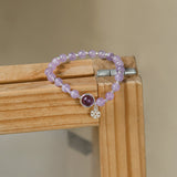 Lavender Amethyst Bracelet – Calm & Clarity & Spiritual Healing