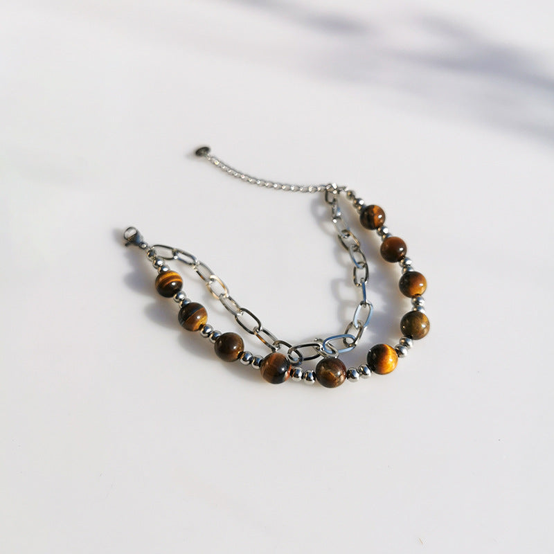 Maillard Double Tiger's Eye Bracelet - Strength & Confidence