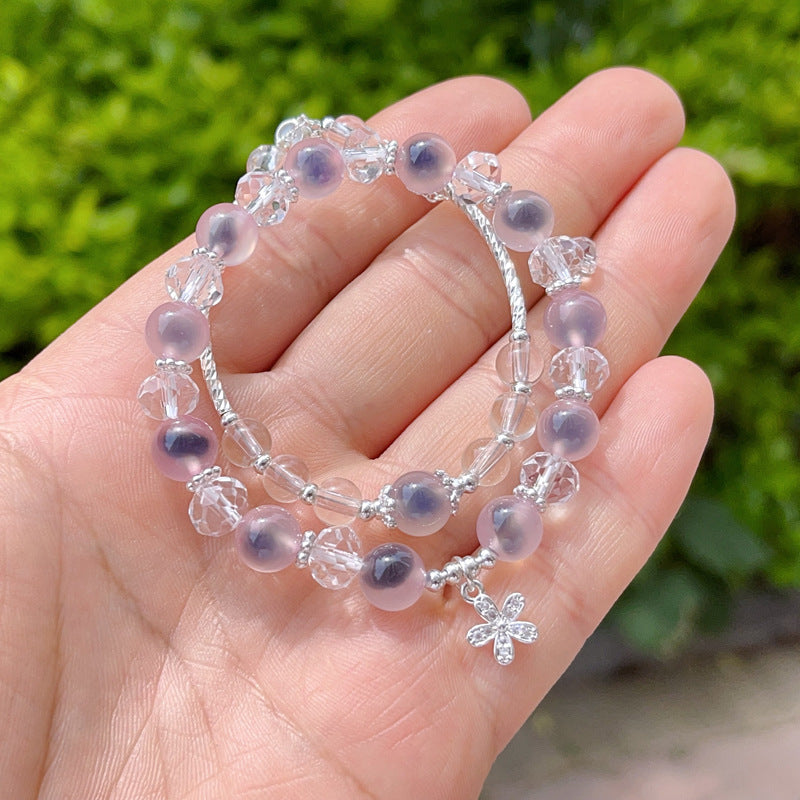 Flower Honey Agate Bracelet – Love & Balance