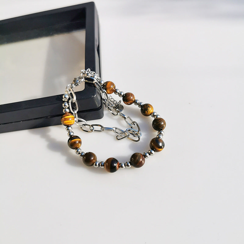 Maillard Double Tiger's Eye Bracelet - Strength & Confidence