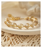 Golden Rutilated Quartz Bracelet – Energy & Calm & Abundance