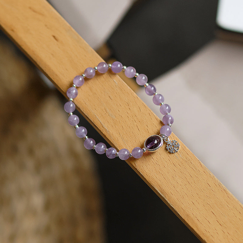 Lavender Amethyst Bracelet – Calm & Clarity & Spiritual Healing