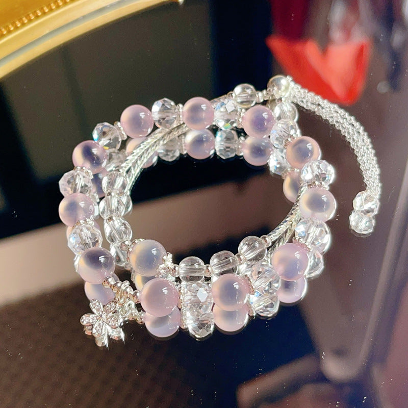 Flower Honey Agate Bracelet – Love & Balance