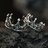 Vintage Gothic Crown Ring - Love  & Protection & Devotion