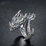 Feng Shui Dragon Ring - Wealth & Strength & Protection