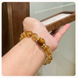 Citrine Tiger's Eye Bracelet – Confidence & Positivity