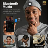 Wireless Bluetooth Headset LED Light Hat
