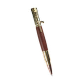 HittCraft Tactical Bolt Action Pen - Refillable Gel Ink, Comfort Grip, 6 Colors, Gift Box Included