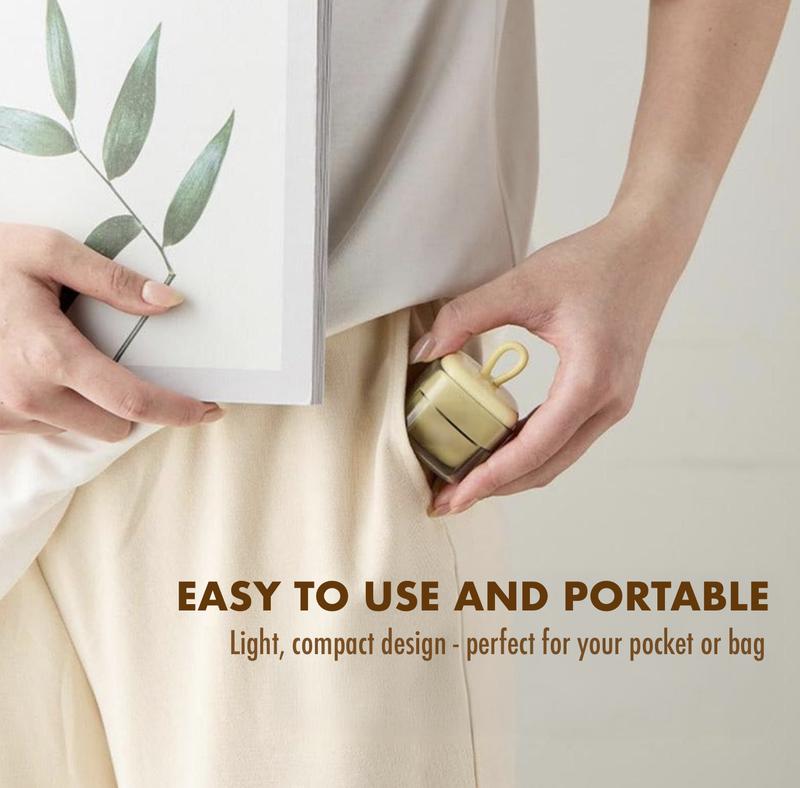 Reusable Mini Lint Roller - Portable & Washable Pet Hair Remover for Clothes | Travel-Size Sticky Lint Brush with Dustproof Roller Ball | Eco-Friendly Fabric Cleaner