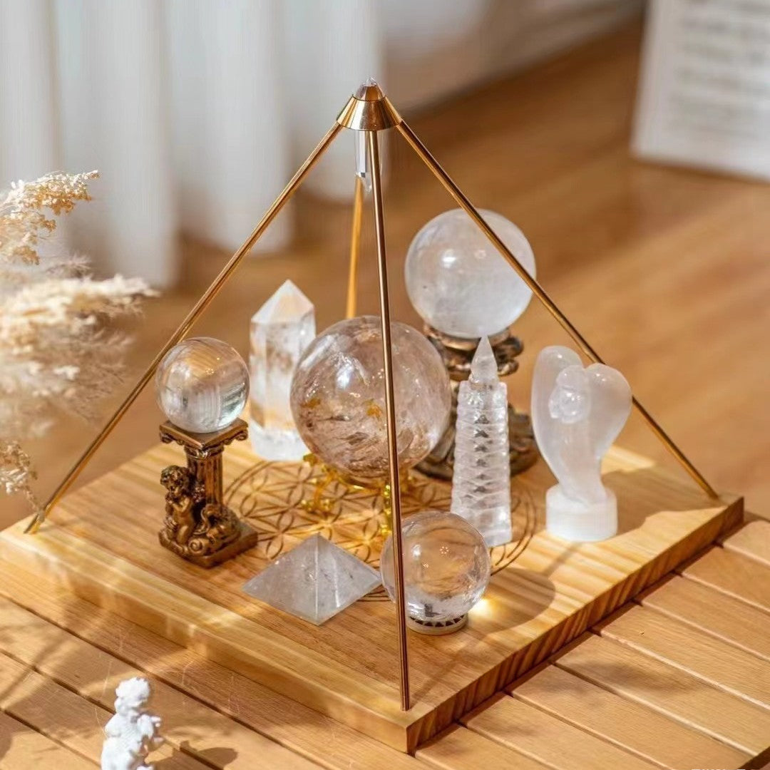 Purifying Crystal Pyramid - Essential for Crystal Cleansing and Energy Renewal