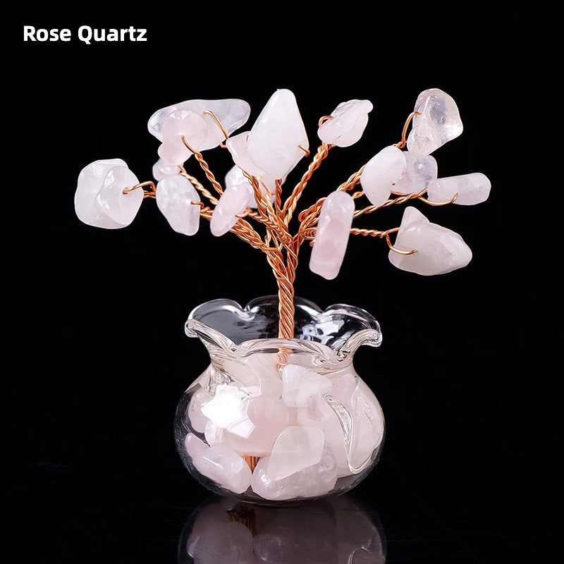 Natural Crystal Wealth Tree - Wealth & Strength & Luck & Abundance
