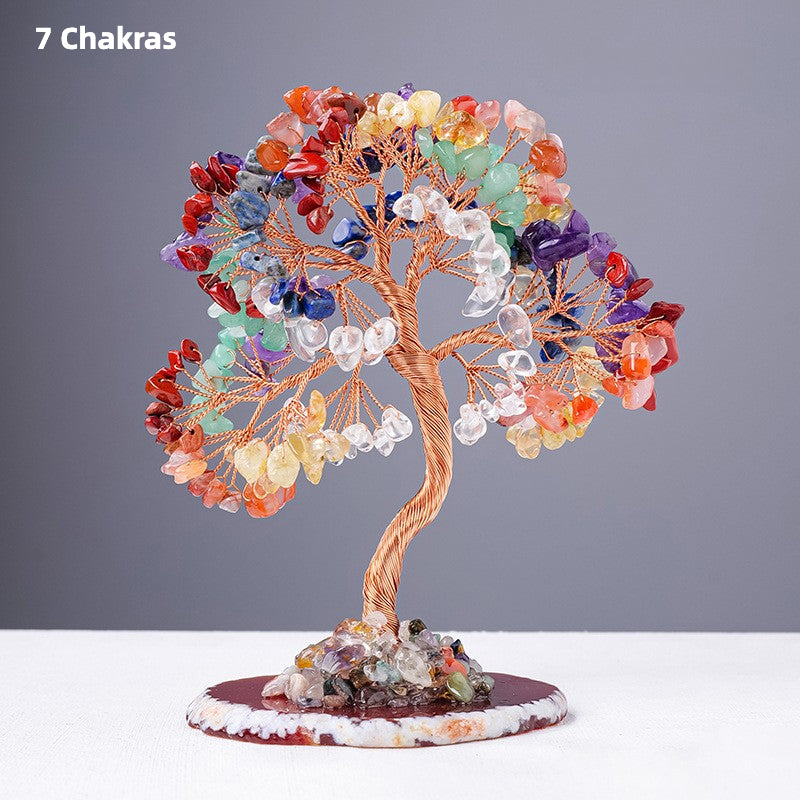 Natural Crystal Tree of Life - Balance & Positivity