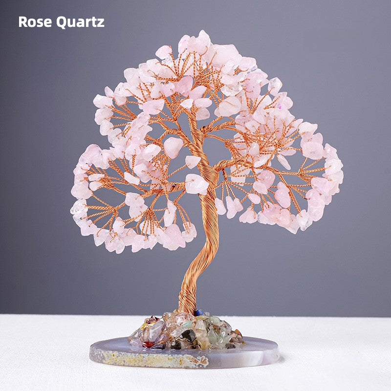 Natural Crystal Tree of Life - Balance & Positivity