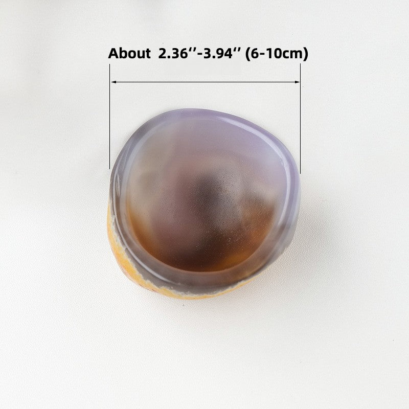 Natural Agate Crystal Demagnetizing Bowl